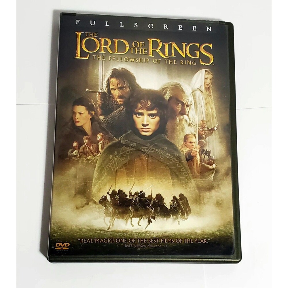 The Lord of the Rings: The Fellowship of the Ring (DVD, 2001 Widescreen)Tested
